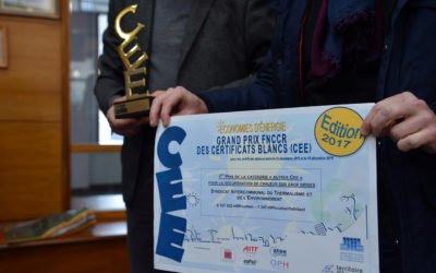 Le SITHERE reçoit le 1er prix des certificats d’économie d’énergie de la FNCCR