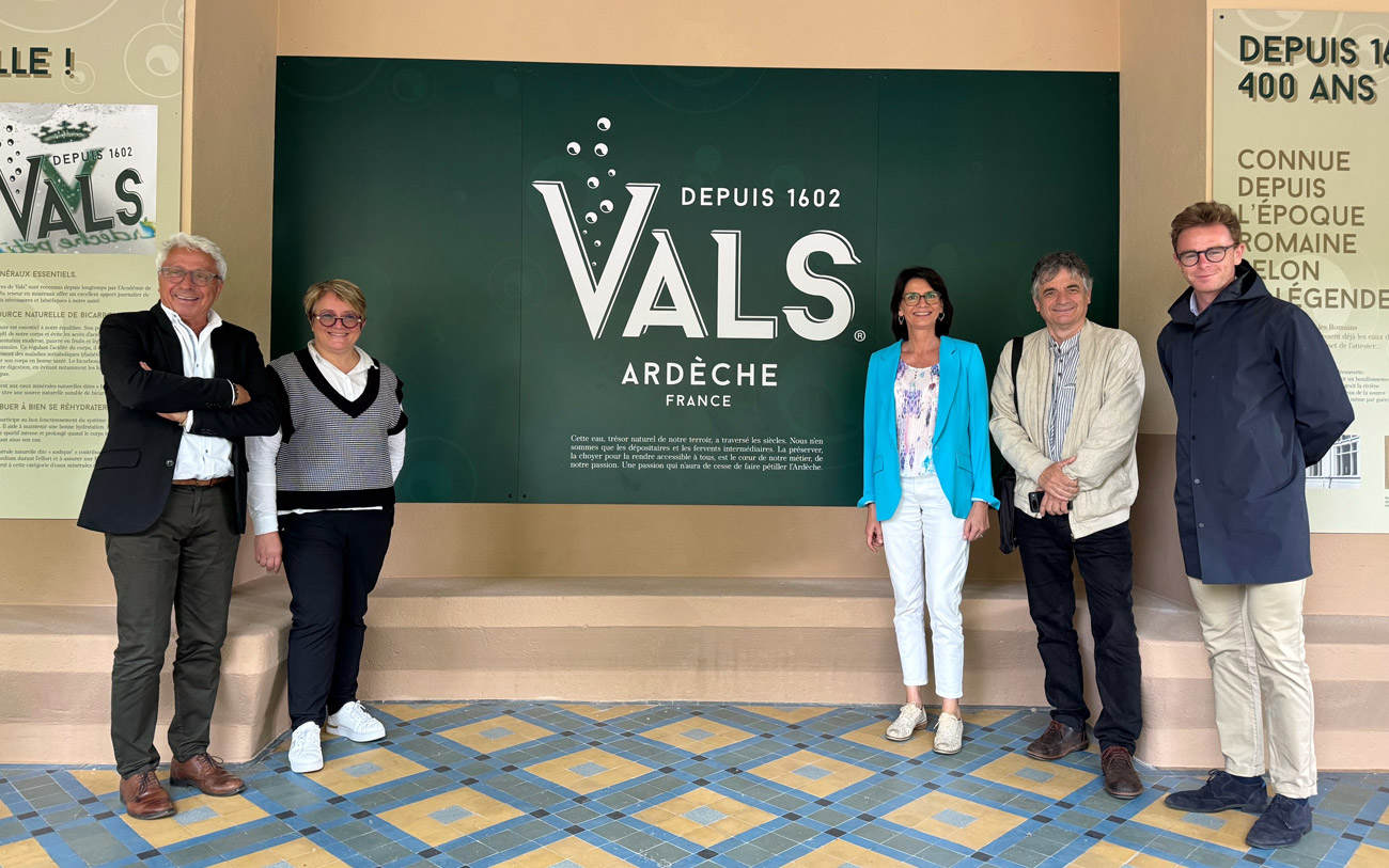 Visite senatrice eaux de vals