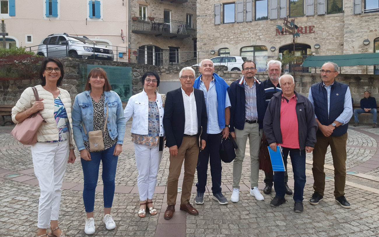 Les élus à Saint-Laurent-les-Bains–Laval-d’Aurelle pour le comité syndical du mardi 16 septembre 2025