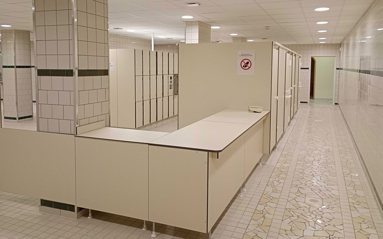 Thermes de Saint-Laurent-les-Bains–Laval-d’Aurelle : les vestiaires rénovés